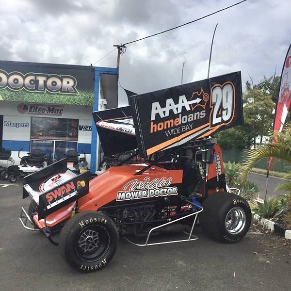 AAA loans sponsorship for carina speedway