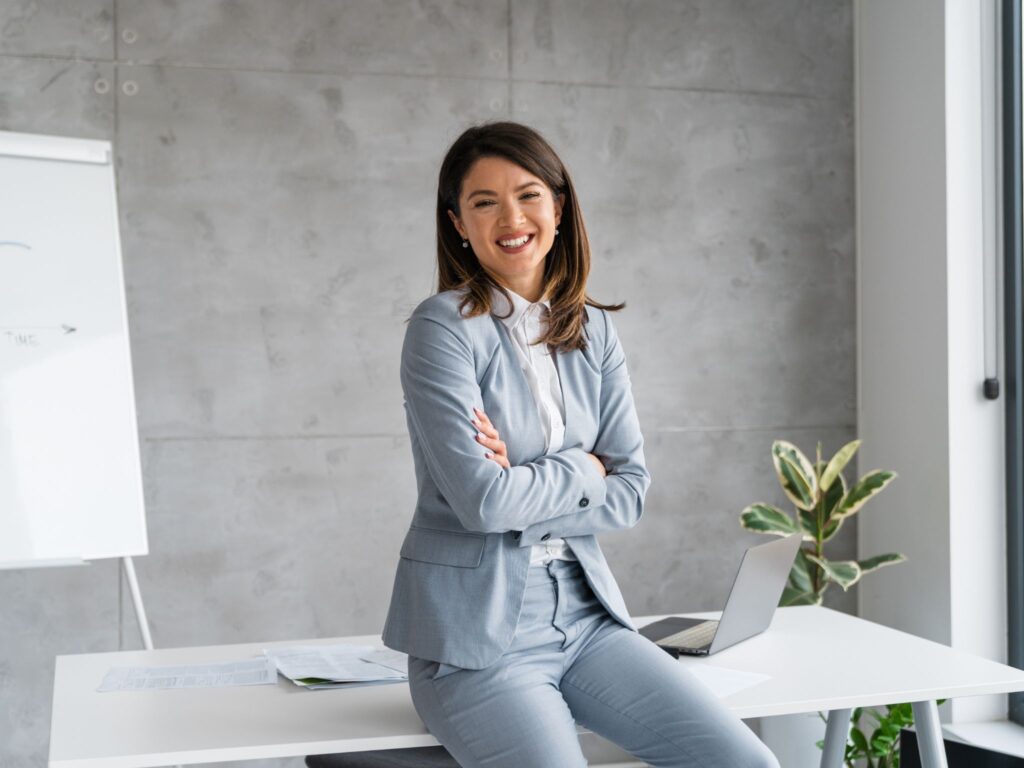Successful female entrepreneur supported by tailored business finance